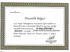Doç. Dr. Bahar Göktürk Çocuk Sağlığı ve Hastalıkları sertifikası