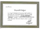 Prof. Dr. Bahar Göktürk Çocuk Sağlığı ve Hastalıkları sertifikası