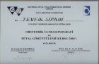 Op. Dr. Tevfik Uğur Sipahi Kadın Hastalıkları ve Doğum sertifikası