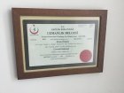 Prof. Dr. Ersin Öztürk Genel Cerrahi sertifikası