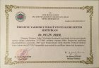 Op. Dr. Aylin Aker Ayrım Kadın Hastalıkları ve Doğum sertifikası