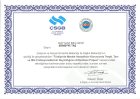Dr. Sümeyye Taş Akupunktur sertifikası
