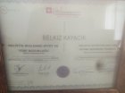 Dyt. Belkız Kayacık Diyetisyen sertifikası