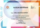 Uzm. Dyt. Emel Unutmaz Duman Diyetisyen sertifikası