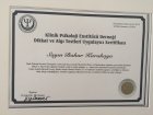 Dr. Psk. Bahar Akoğlu Psikoloji sertifikası