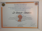 Op. Dr. Bahadır Özkeskin Plastik Rekonstrüktif ve Estetik Cerrahi sertifikası