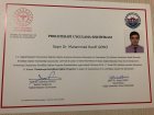 Op. Dr. Muhammed Hanifi Gemci Ortopedi ve Travmatoloji sertifikası
