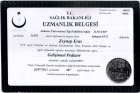 Prof. Dr. Zeynep Üstünyurt Çocuk Sağlığı ve Hastalıkları sertifikası