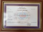Dt. Fatma Çelik Diş Hekimi sertifikası