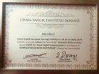 Op. Dr. Aslı Cilli Kadın Hastalıkları ve Doğum sertifikası