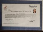 Uzm. Dr. Şebnem Bozkurt Medikal Estetik Tıp Doktoru sertifikası