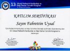 Doç. Dr. Fahrettin Uysal Çocuk Sağlığı ve Hastalıkları sertifikası