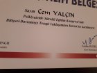 Uzm. Dr. Cem Yalçın Psikiyatri sertifikası