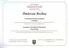 Uzm. Kl. Psk. Ömürcan Bozkuş Psikoloji sertifikası