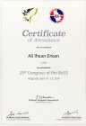 Uzm. Dr. Dt. Ali İhsan Erkan Diş Hekimi sertifikası