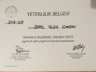 Uzm. Psk. Serpil Yıldız Çoksan Psikoloji sertifikası