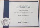 Uzm. Dr. Dt. Nalan Kolcuoğlu Diş Hekimi sertifikası