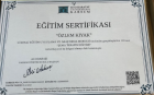 Psk. Dan. Özlem Kıyak Psikolojik Danışman sertifikası