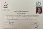 Uzm. Dr. Tuğba Kılıç Geleneksel ve Tamamlayıcı Tıp sertifikası