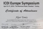 Dr. Dt. Alper Temiz Diş Hekimi sertifikası