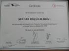 Op. Dr. Serdar Küçükalioğlu Genel Cerrahi sertifikası