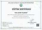 Dt. Anıl Deniz Yıldırım Diş Hekimi sertifikası