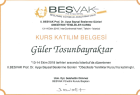 Uzm. Dyt. Güler Tosunbayraktar Diyetisyen sertifikası