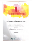 Dt. M.Müberra Tural Diş Hekimi sertifikası