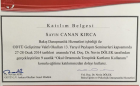 Uzm. Psk. Dan. Canan Kırca Psikolojik Danışman sertifikası