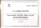 Dr. Gamze Güngör Geleneksel ve Tamamlayıcı Tıp sertifikası
