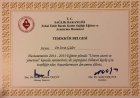 Op. Dr. İrem Güler Özgür Kadın Hastalıkları ve Doğum sertifikası