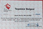 Prof. Dr. Birol Alver Psikolojik Danışman sertifikası