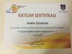 Dyt. Rabia Özsaygın Diyetisyen sertifikası