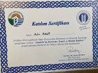 Uzm. Dyt. Aylin Fırat Diyetisyen sertifikası