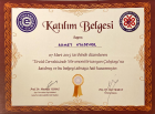 Dr. Öğr. Üyesi Ahmet Atasever Genel Cerrahi sertifikası