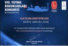 Dil ve Konuşma Terapisti Merve Akburu Genç Dil Konuşma Bozuklukları sertifikası