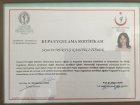 Uzm. Dr. Mernuş Kadifeci Tümer Geleneksel ve Tamamlayıcı Tıp sertifikası