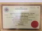 Dr. Dt. Elif Zaimoğlu Gültepe Diş Hekimi sertifikası