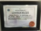 Op. Dr. Emine Aylin Totan Kadın Hastalıkları ve Doğum sertifikası