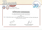 Prof. Dr. Göksun Karaman Dermatoloji sertifikası