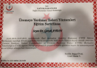 Op. Dr. Gerçek Aydın Kadın Hastalıkları ve Doğum sertifikası