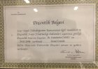 Prof. Dr. Cemalettin Camcı Genel Cerrahi sertifikası