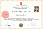 Uzm. Dr. Dt. Filiz Alaşalvar Diş Hekimi sertifikası