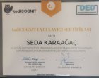 Psk. Seda Karaağaç Psikoloji sertifikası
