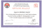 Op. Dr. Mehmet Akçay Göz Hastalıkları sertifikası