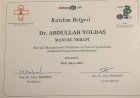 Uzm. Dr. Abdullah Yoldaş Fiziksel Tıp ve Rehabilitasyon sertifikası