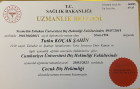 Uzm. Dt. Tutku Koçak Şahin Pedodonti (Çocuk Diş Hekimliği) sertifikası