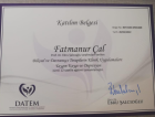 Psk. Fatmanur Çal Psikoloji sertifikası