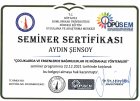 Psk. Aydın Şensoy Psikoloji sertifikası