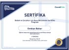 Fzt. Embiye Bahar Fizyoterapi sertifikası
